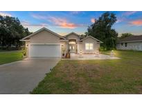 Beautiful one-story home with a large yard and a two-car garage at 17279 Peggy Ave, Mount Dora, FL 32757