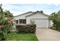Cute single story home with attached garage and well manicured landscaping at 17479 Se 82Nd Pecan Ter, The Villages, FL 32162