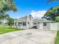 Updated home exterior with a detached garage at 700 Eldridge St, Orlando, FL 32803