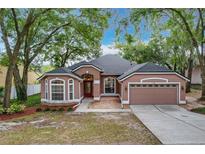 Beautiful two-story home with a two-car garage and landscaping at 948 Woodcraft Dr, Apopka, FL 32712