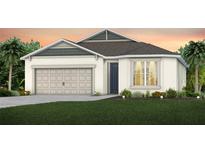 Charming single-Gathering home with a two-car garage and front yard at 3086 Norcott Dr, Davenport, FL 33837