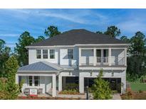 Two story home with gray roof and white siding at 2944 Scout Street, Saint Cloud, FL 34771