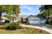 Single-Gathering home with a two-car garage and landscaping at 2717 Bayview Dr, Eustis, FL 32726