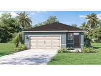 One-story home with a two-car garage and attractive landscaping at 2563 Sage Valley Way, Winter Haven, FL 33884