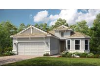 Charming two-story home with a two-car garage and landscaped yard at 851 Arbor Green Trl, St Cloud, FL 34771