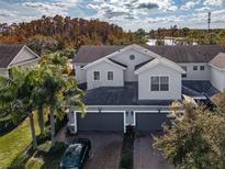 Two-story townhome with two-car garage and landscaped grounds at 762 Terrace Spring Dr, Orlando, FL 32828