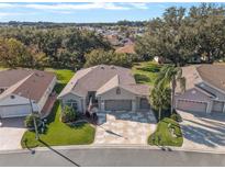 Single-Gathering home with landscaped yard and patterned driveway, situated in a residential neighborhood at 12157 Se 175Th Loop, Summerfield, FL 34491