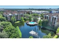 Community boasts a resort-style pool and lake at 12539 Floridays Resort Dr # 104 D, Orlando, FL 32821