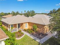 Single-Gathering home with a landscaped yard and driveway at 227 Verona Dr, Poinciana, FL 34759