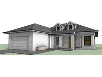 Two-story home with a front porch and attached garage at 1564 Monticello St, Deltona, FL 32725