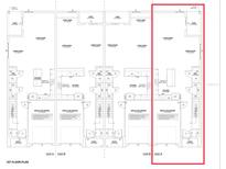 Two-unit floor plan, each with two-car garage, and multiple bedrooms and bathrooms at 1774 Tila St, Kissimmee, FL 34746