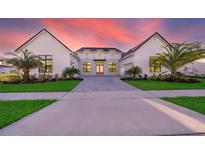 Stunning two-story home with a modern farmhouse design at 9752 Laurel Berry Dr, Orlando, FL 32827