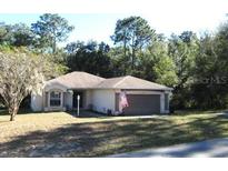 One-story house with attached garage and a spacious yard at 9812 Sw 196Th Cir, Dunnellon, FL 34432