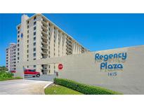 Regency Plaza, 1415, building exterior with gated entrance at 1415 Ocean Shore Blvd # 303, Ormond Beach, FL 32176