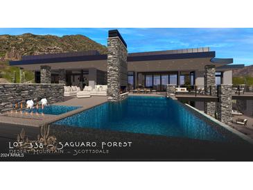 Luxury home with a stunning pool and patio at 9108 E Grapevine Pass --, Scottsdale, AZ 85262