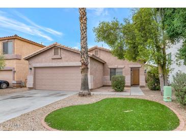 Charming one-story house with a well-maintained lawn at 30200 N Desert Willow Blvd, San Tan Valley, AZ 85143
