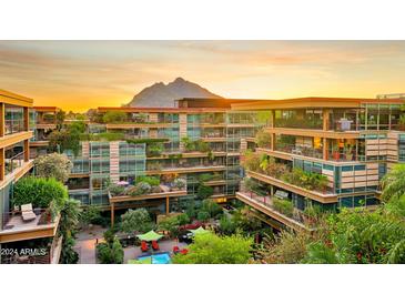 Luxury condos with courtyard pool and mountain views at 7137 E Rancho Vista Dr # 7008, Scottsdale, AZ 85251