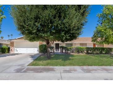 Ranch-style home with two-car garage at 9614 W Greenhurst Dr, Sun City, AZ 85351