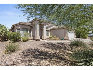 Single-story home with desert landscaping and a two-car garage at 13164 W Ocotillo Ln, Surprise, AZ 85374