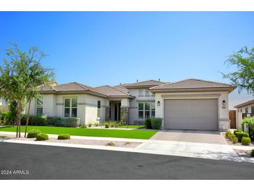 Single-story home with artificial turf at 10611 E Tumbleweed Ave, Mesa, AZ 85212