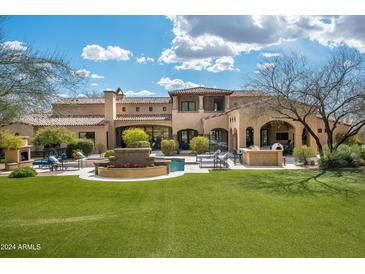 Luxury home with expansive backyard and lawn at 24546 N 91St St, Scottsdale, AZ 85255