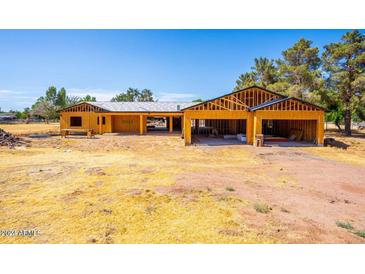 New construction home with a two car garage at 18526 E Cloud Rd, Queen Creek, AZ 85142