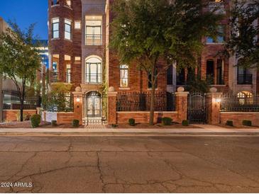 Brick building exterior at night at 2017 N 1St Ave, Phoenix, AZ 85003