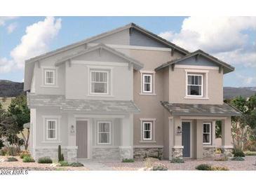 Two-story home with modern design and attached garage at 2888 N Evergreen St, Buckeye, AZ 85396