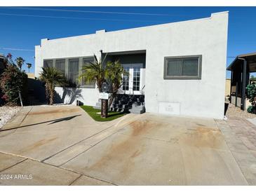 Modern home exterior with attractive landscaping at 20 E Aero Rd, Mesa, AZ 85205