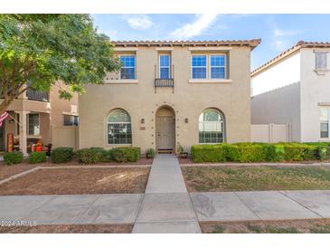 Two story home with front yard landscaping at 955 S Henry Ln, Gilbert, AZ 85296
