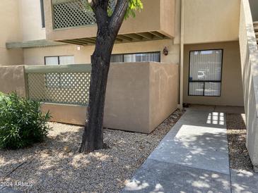 Ground level condo entry with private patio access at 3500 N Hayden Rd # 1903, Scottsdale, AZ 85251