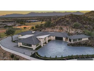 Luxury home with expansive driveway and mountain views at 2809 E Frye Rd, Phoenix, AZ 85048