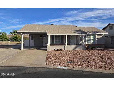 Cute ranch style home with carport and nicely landscaped yard at 1033 S Florence Dr, Mesa, AZ 85208