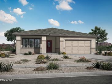 One-story home with a two-car garage and desert landscaping at 28365 N 134Th Ave Ave, Peoria, AZ 85383