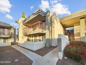 Building exterior showcasing architectural details and landscaping at 3434 W Danbury Dr # A212, Phoenix, AZ 85053