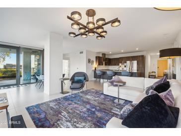 Open living area with modern kitchen and spacious layout at 7180 E Kierland Blvd # 416, Scottsdale, AZ 85254