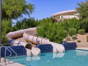 Community pool with exciting waterslides at 2665 E Santa Ynez Dr, Casa Grande, AZ 85194