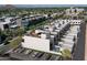 Complex of modern townhouses with parking and rooftop decks at 6932 E 1St St, Scottsdale, AZ 85251