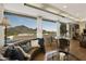 Bright living room with stunning mountain views and comfortable seating at 5434 E Lincoln Dr # 72, Paradise Valley, AZ 85253