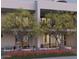 Two story modern home with private balconies and lush landscaping at 6928 E 1St St, Scottsdale, AZ 85251