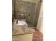 Elegant bathroom with granite vanity and large shower at 10100 N 78Th Pl, Scottsdale, AZ 85258