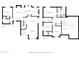 Two-story floor plan with 3 bedrooms and multiple bathrooms at 7233 W Corrine Dr, Peoria, AZ 85381