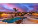 Relaxing pool and spa with comfortable seating and stunning sunset views at 29202 N 146Th St, Scottsdale, AZ 85262