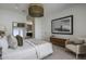 Spacious bedroom with large-scale art and a calm atmosphere at 37200 N Cave Creek Rd # 2120, Scottsdale, AZ 85262