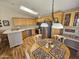 Kitchen features wood cabinets and stainless steel appliances at 650 N Hawes Rd # 4829, Mesa, AZ 85207