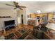 Open concept living room and kitchen at 650 N Hawes Rd # 4829, Mesa, AZ 85207