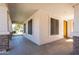 Covered front porch with view of the front yard at 1327 E Judi Dr, Casa Grande, AZ 85122
