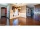 Bright dining room with wood floors and window seat at 1327 E Judi Dr, Casa Grande, AZ 85122
