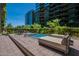 Community pool and spa with comfortable lounge chairs at 7180 E Kierland Blvd # 1115, Scottsdale, AZ 85254