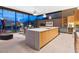 Modern kitchen with large island and integrated appliances at 4796 E Charles Dr, Paradise Valley, AZ 85253